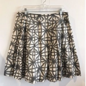 Club Monaco geometric print skirt